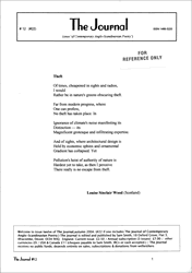 The Journal 12 - Cover Page