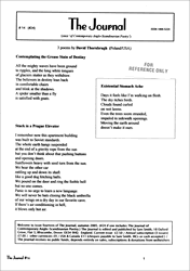 The Journal 12 - Cover Page