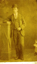 Cyril Seaton with The Matterhorn circa 1917