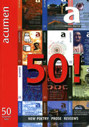 Acumen issue 50 - front cover