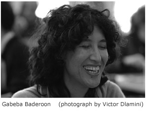 Photograph of Gabeba Baderoon by Victor Dlamini