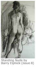 Standing Nude by Barry Elphick