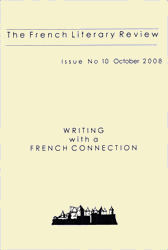 The French Literary Review, issue 10 - front cover