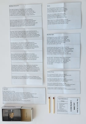 Matchbox 1 - contents laid out
