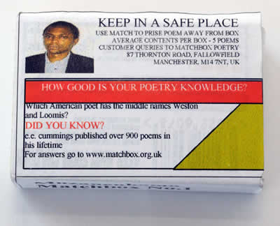 Matchbox 1 - back cover