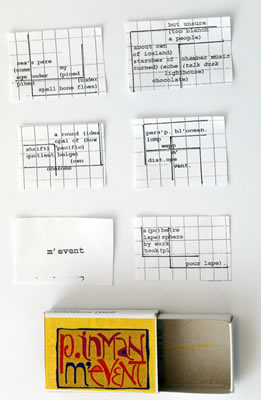Matchbox 5 - contents laid out
