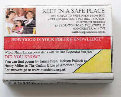 Matchbox 6 - back cover