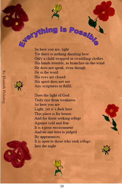 Elizabeth Pickering - Everything is Possible (image of poem)