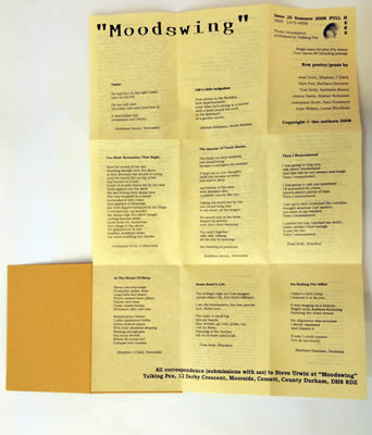 Moodswing Issue 25 is fully unfolded