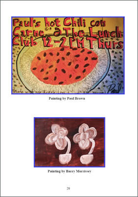Paintings by Paul Brown and Barry Morrissey