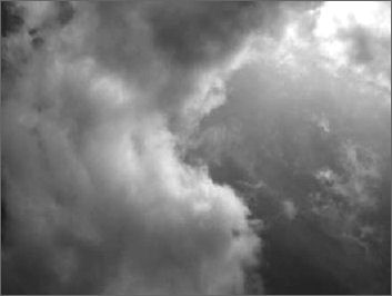 Photograph of cloudy sky