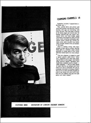 Text and picture of Imitation of Jimminy Cricket humming