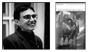 author photo and book cover