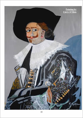Painting of a cavalier