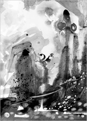 Abstract watercolour