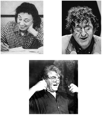 Photos of Austrian poets - no caption