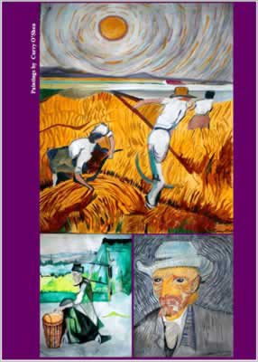 paintings after Van Gogh by Curry O'Shea