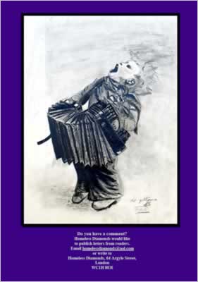 Image on back cover shows child accordian playing who is singing, perhaps even screaming.