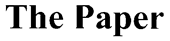 Paper, The