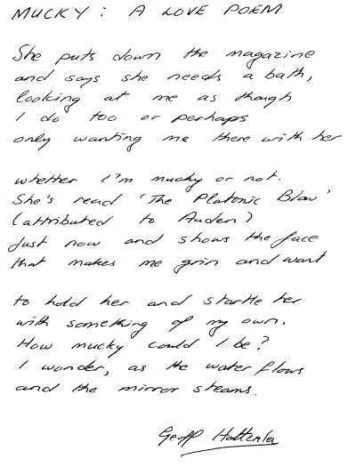 Geoff Hattersley - Mucky: A Love Poem