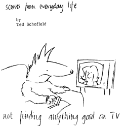 Ted Schofield - not finding anything good on TV