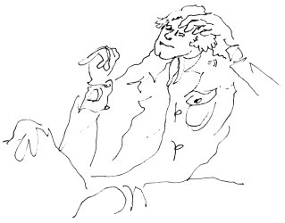 Jean Demélier - Drawing of James Bland