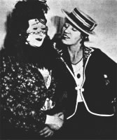 Trude Hesterberg and Lotte Lenya in the Berlin production of Kurt Weill's Mahagonny in 1931