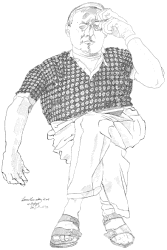 Ron Sandford - Portrait of Lance Lee