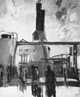 Paper Mills, Gravesend. 1958 - Robert Medley