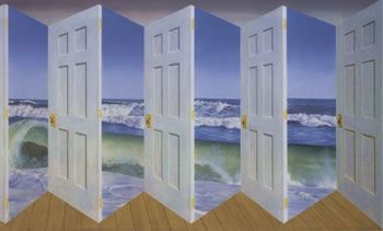 Patrick Hughes - Frozen Motion of the Ocean, 2000 (detail)