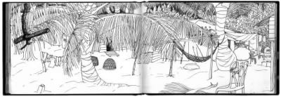 Leo Duff - Cambodian Sketchbook, April 2001