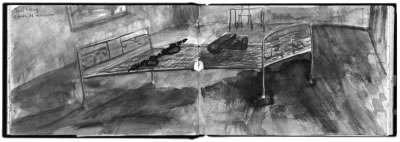 Leo Duff - Cambodian Sketchbook, April 2001