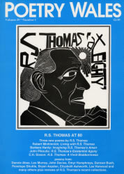 Poetry Wales Vol 29 No.1 Cover Page