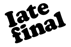 editorial, late final - heading