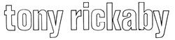 tony rickaby - title page name